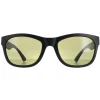 Serengeti Square|Square^Sunglasses Chandler SS557005 Matte Black Saturn Green 555nm