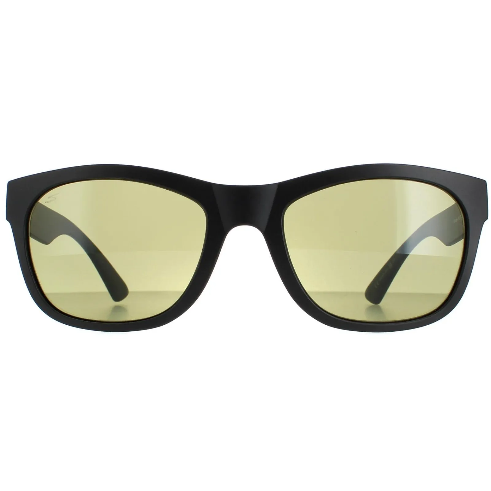 Serengeti Square|Square^Sunglasses Chandler SS557005 Matte Black Saturn Green 555nm