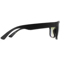 Serengeti Square|Square^Sunglasses Chandler SS557005 Matte Black Saturn Green 555nm