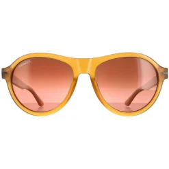 Serengeti Round^Sunglasses Danby SS527002 Shiny Honey Polarized Drivers Grad