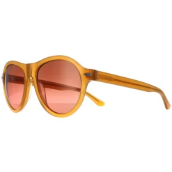 Serengeti Round^Sunglasses Danby SS527002 Shiny Honey Polarized Drivers Grad