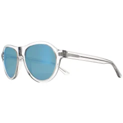 Serengeti Round^Sunglasses Danby SS527003 Shiny Crystal Mineral Polarized 55