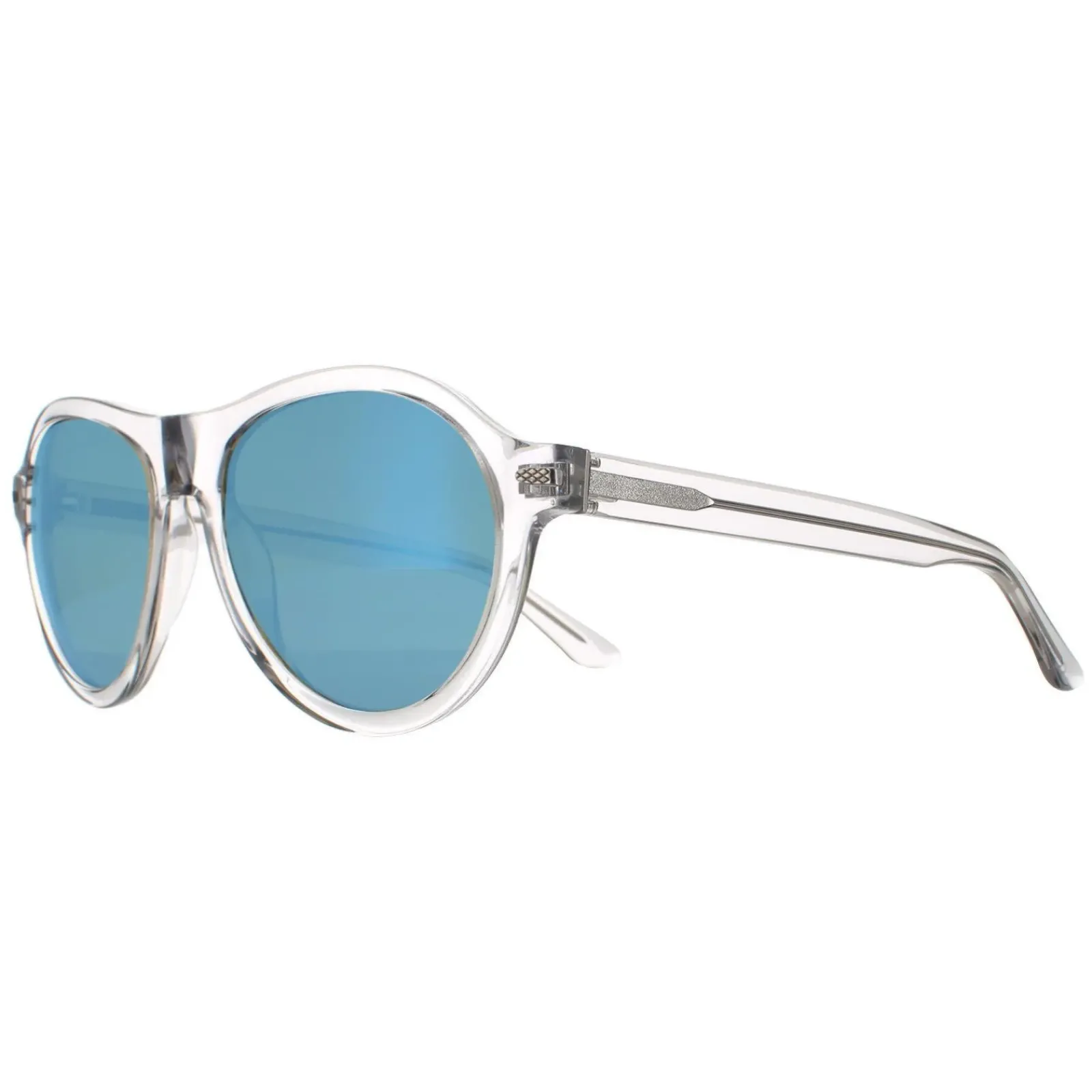 Serengeti Round^Sunglasses Danby SS527003 Shiny Crystal Mineral Polarized 55