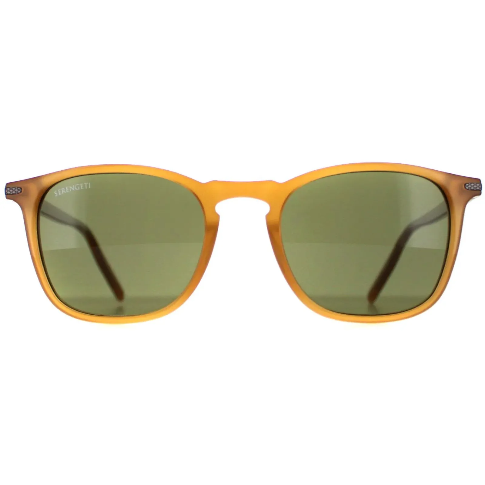 Serengeti Round^Sunglasses Delio 8855 Shiny Honey Mineral Polarized 555nm Gr