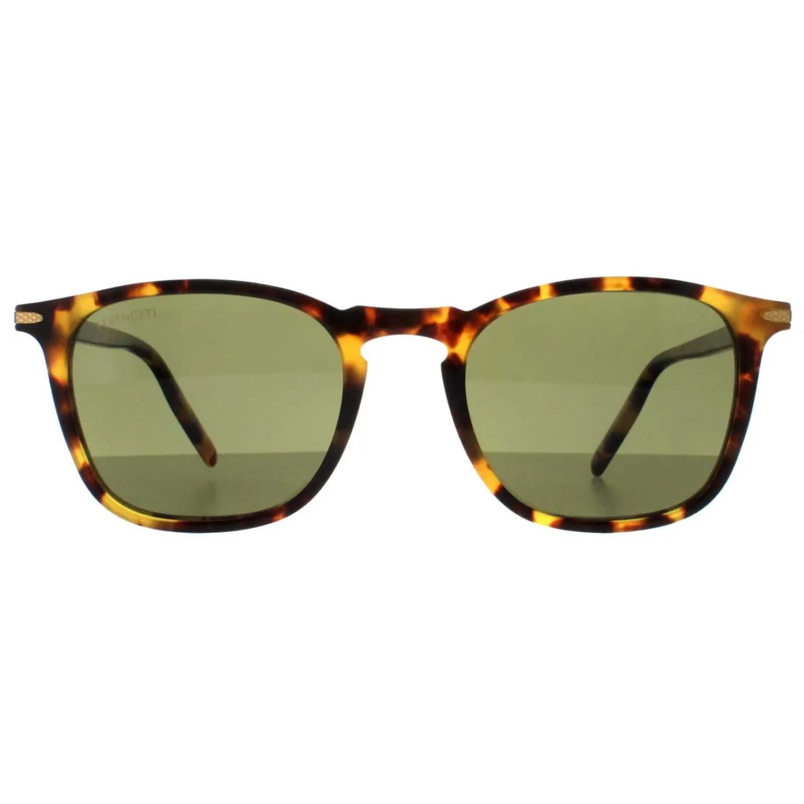 Serengeti Round^Sunglasses Delio SS021004 Shiny Classic Havana Mineral Polar