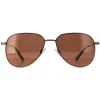 Serengeti Polarised|Aviator^Sunglasses Haywood Small SS544001 Brushed Bronze Mineral Dri