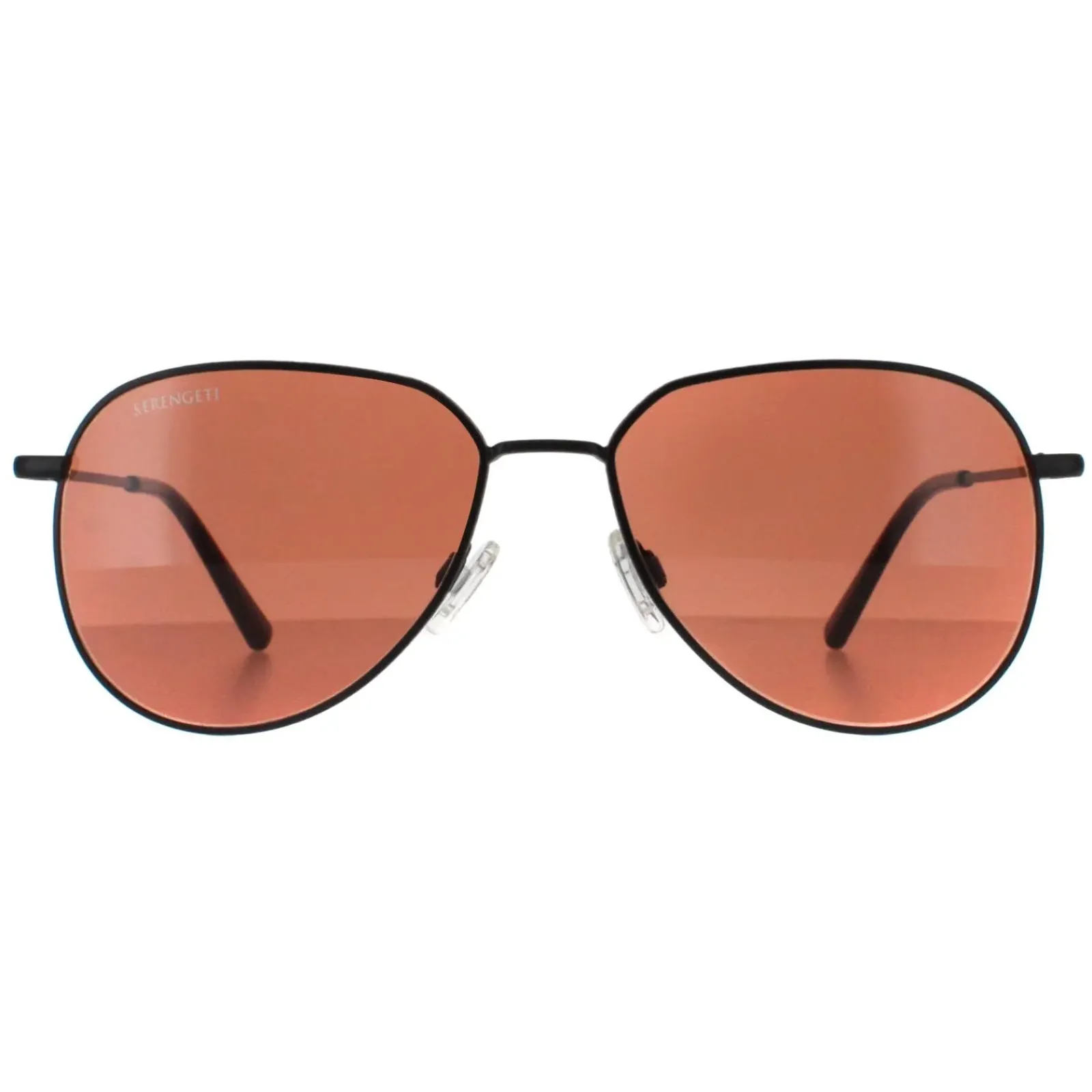 Serengeti Aviator^Sunglasses Haywood SS543004 Matte Black Mineral Drivers