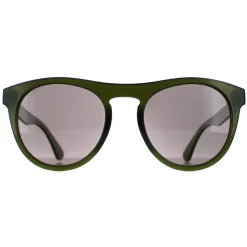 Serengeti Round^Sunglasses Kingman SS572006 Shiny Milky Khaki Saturn Polariz