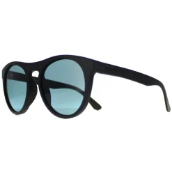 Serengeti Round^Sunglasses Kingman SS572004 Matte Black Saturn Polarized Pet