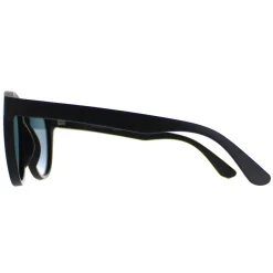 Serengeti Round^Sunglasses Kingman SS572004 Matte Black Saturn Polarized Pet