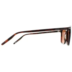 Serengeti Rectangle^Sunglasses Lenwood 8933 Shiny Dark Havana Mineral Polarized