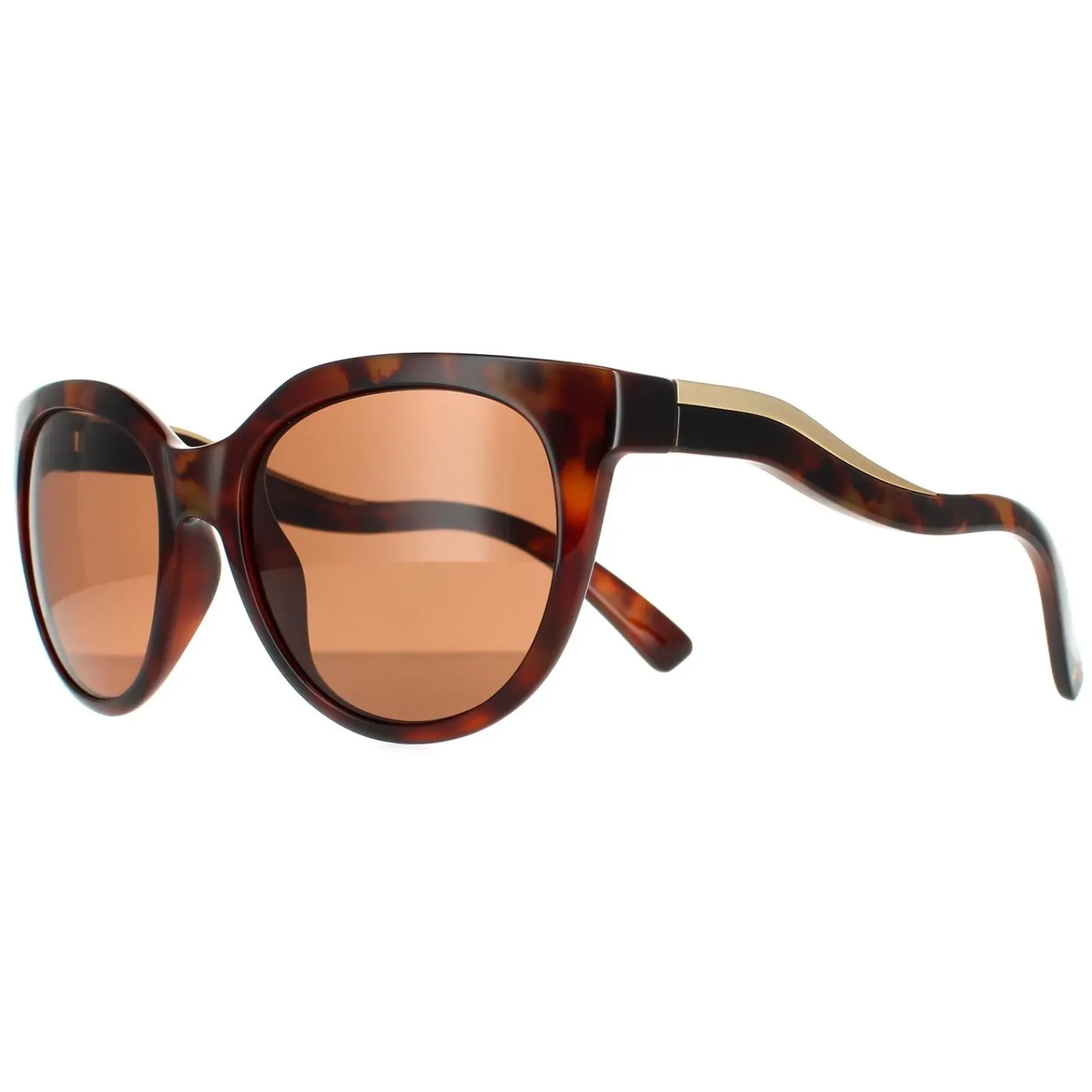 Serengeti Polarised|Cat-Eye^Sunglasses Lia 8573 Red Moss Tortoise Matte Champagne Gold P