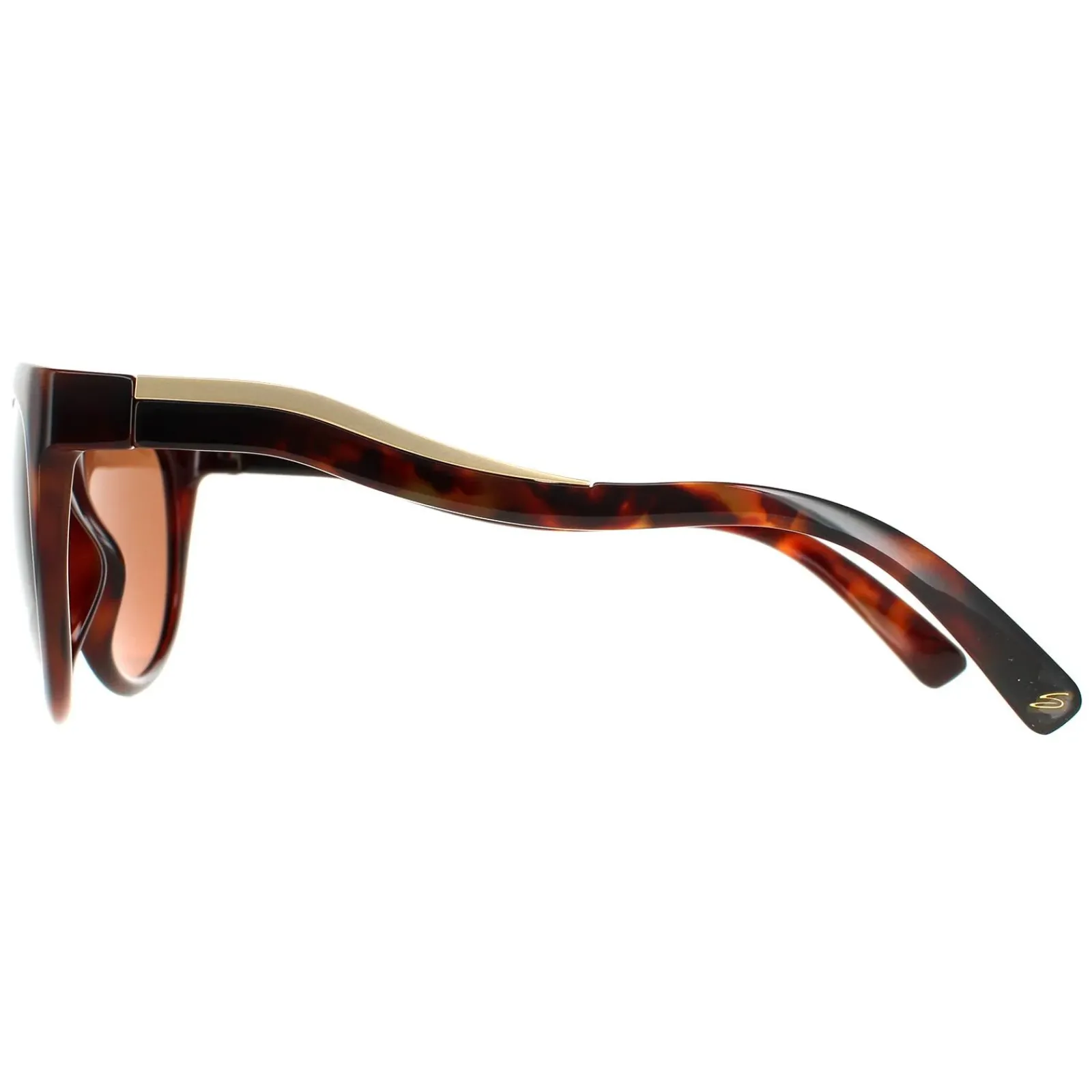 Serengeti Polarised|Cat-Eye^Sunglasses Lia 8573 Red Moss Tortoise Matte Champagne Gold P