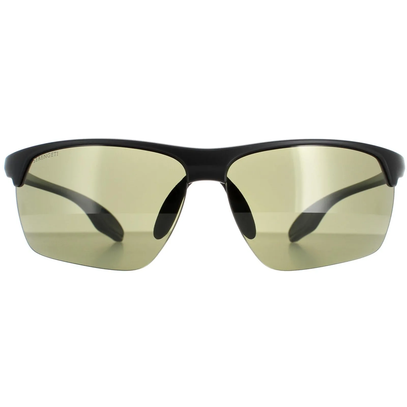 Serengeti Polarised^Sunglasses Linosa 8506 Matte Black PhD 2.0 Green 555nm Polar