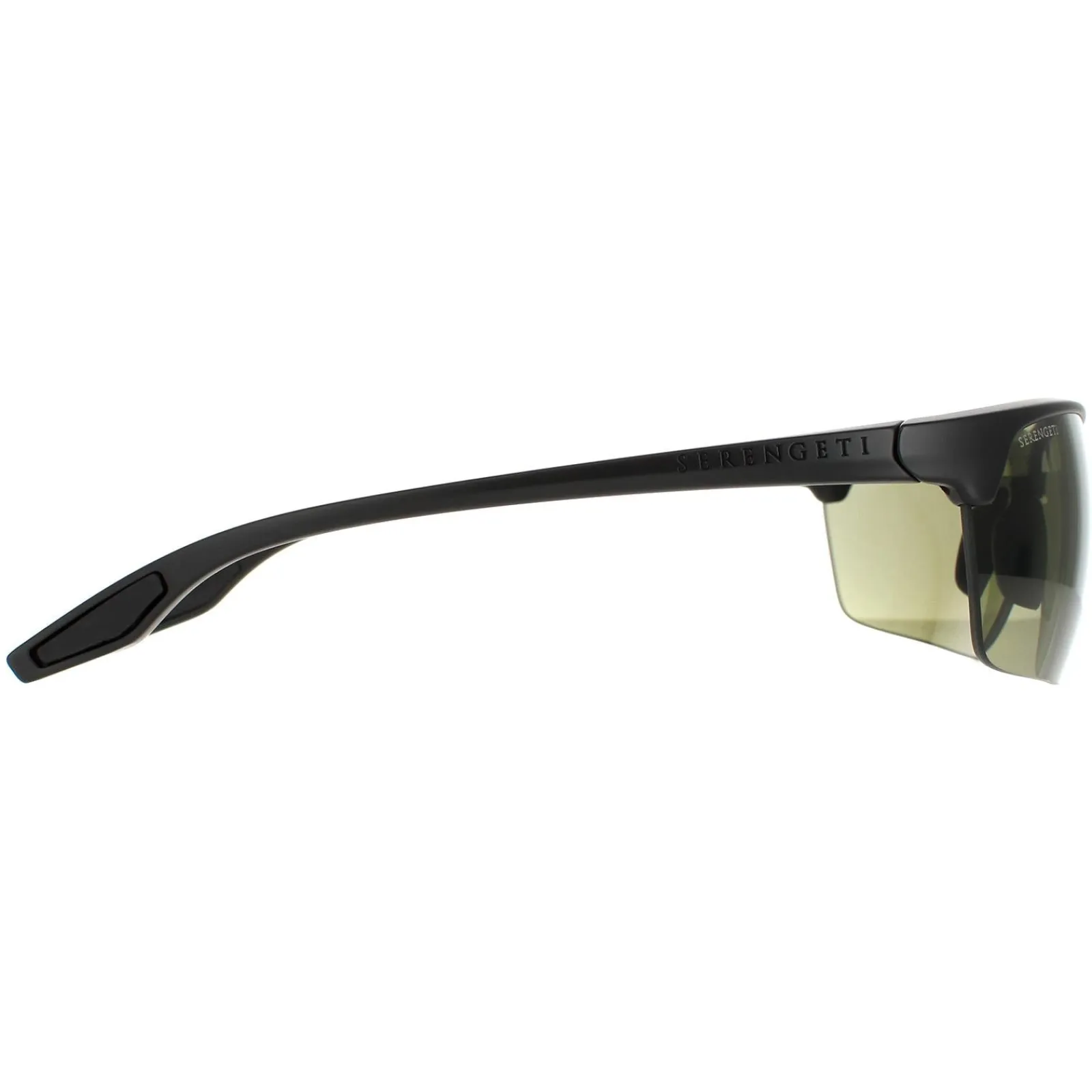 Serengeti Polarised^Sunglasses Linosa 8506 Matte Black PhD 2.0 Green 555nm Polar