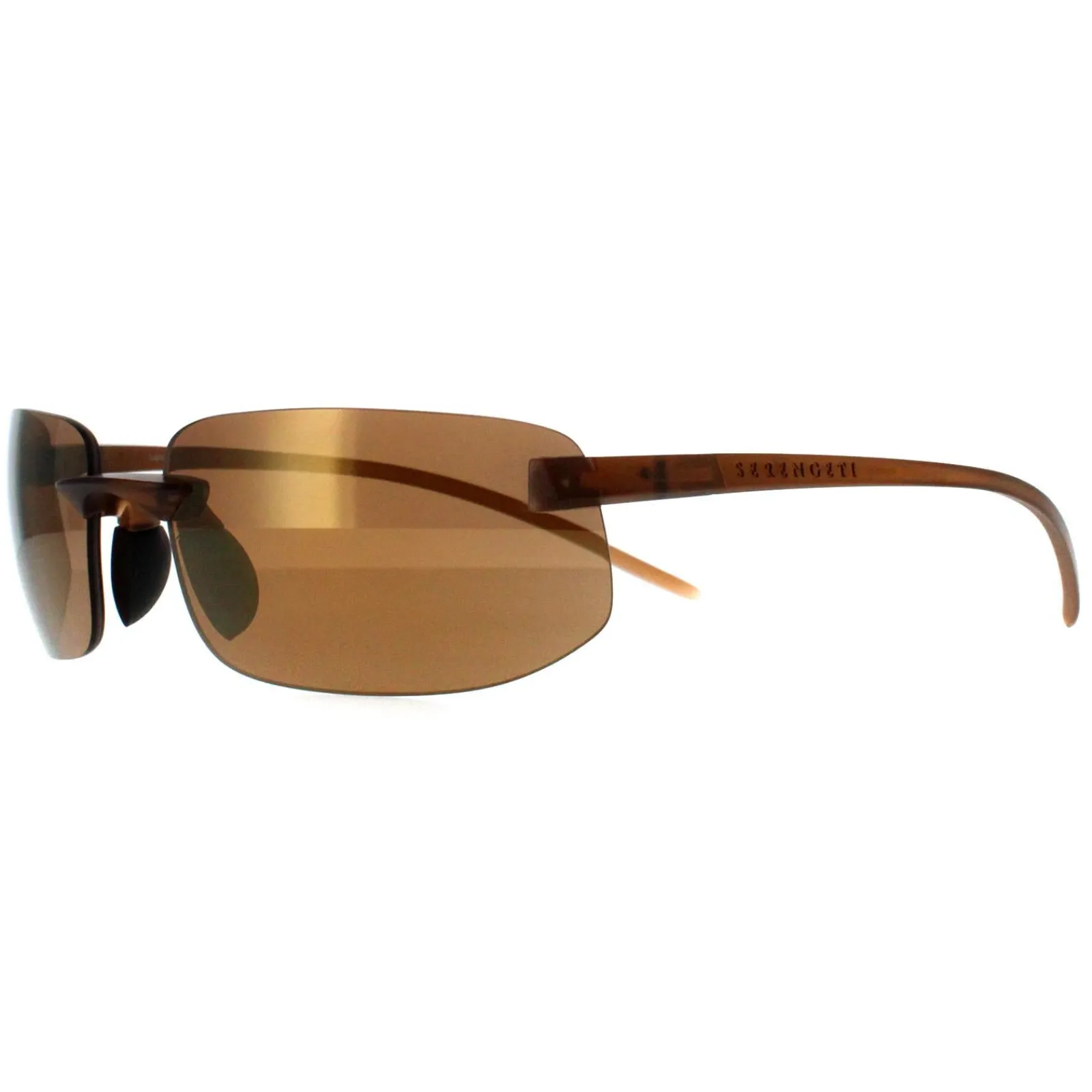 Serengeti Polarised^Sunglasses Lupton Small SS552001 Matte Crystal Light Brown P