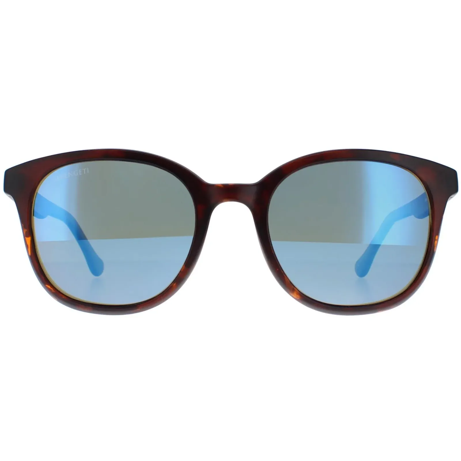 Serengeti Polarised^Sunglasses Mara 8772 Satin Tortoise Blue 555nm Polarized
