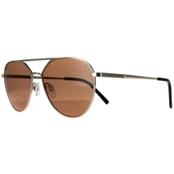 Serengeti Polarised|Aviator^Sunglasses Odell SS555001 Shiny Light Gold Saturn Polarized