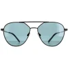 Serengeti Aviator|Aviator^Sunglasses Odell SS555003 Matte Black Saturn Polarized Petro