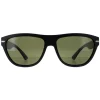 Serengeti Polarised|Cat-Eye^Sunglasses Pancho SS601001 Matte Black Mineral Polarized 555