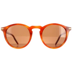 Serengeti Round^Sunglasses Raffaele 8953 Shiny Caramel Mineral Polarized Dri