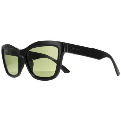 Serengeti Square^Sunglasses Rolla SS537005 Shiny Black Saturn Polarized 555nm