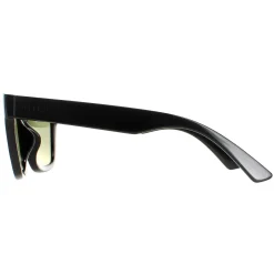 Serengeti Square^Sunglasses Rolla SS537005 Shiny Black Saturn Polarized 555nm
