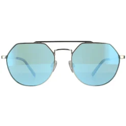 Serengeti Polarised|Aviator^Sunglasses Shelby SS533004 Shiny Silver Saturn Polarized 555