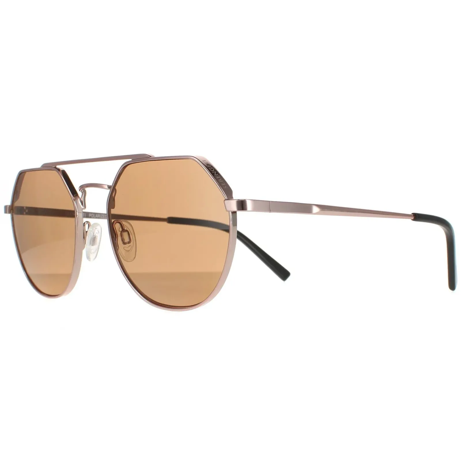 Serengeti Aviator|Aviator^Sunglasses Shelby SS533001 Light Rose Gold Saturn Polarized