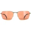 Serengeti Rectangle^Sunglasses Shelton SS547005 Matte Light Gold Mineral Drivers