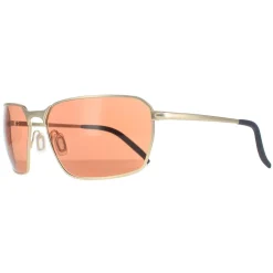 Serengeti Rectangle^Sunglasses Shelton SS547005 Matte Light Gold Mineral Drivers