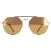Serengeti Polarised|Aviator^Sunglasses Shelby SS533003 Shiny Light Gold Saturn Drivers G