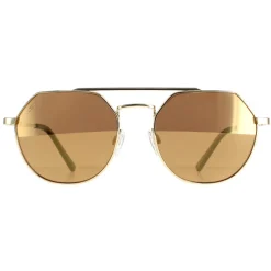 Serengeti Polarised|Aviator^Sunglasses Shelby SS533003 Shiny Light Gold Saturn Drivers G