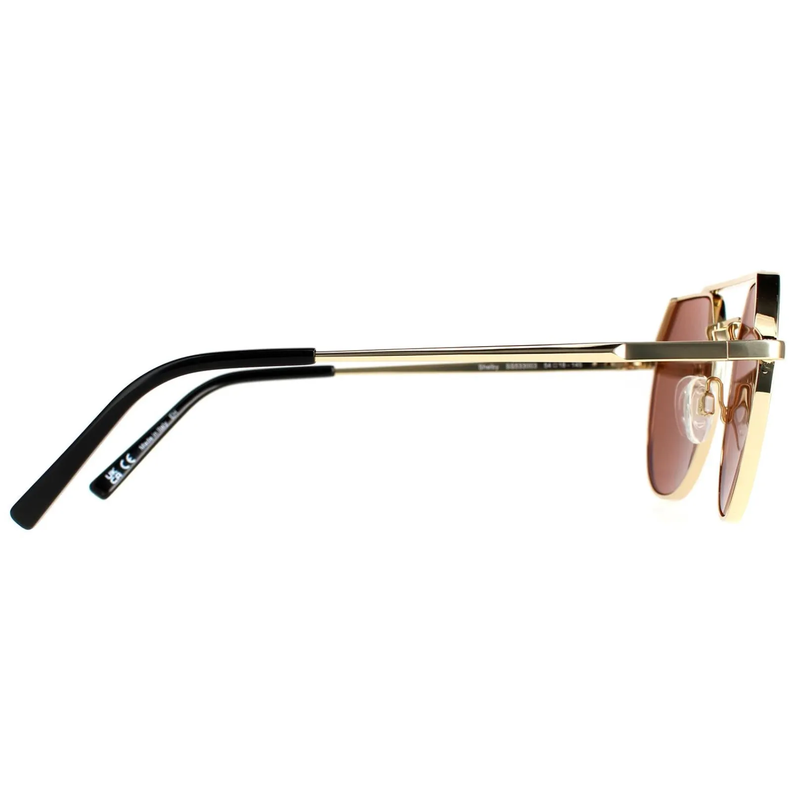 Serengeti Polarised|Aviator^Sunglasses Shelby SS533003 Shiny Light Gold Saturn Drivers G