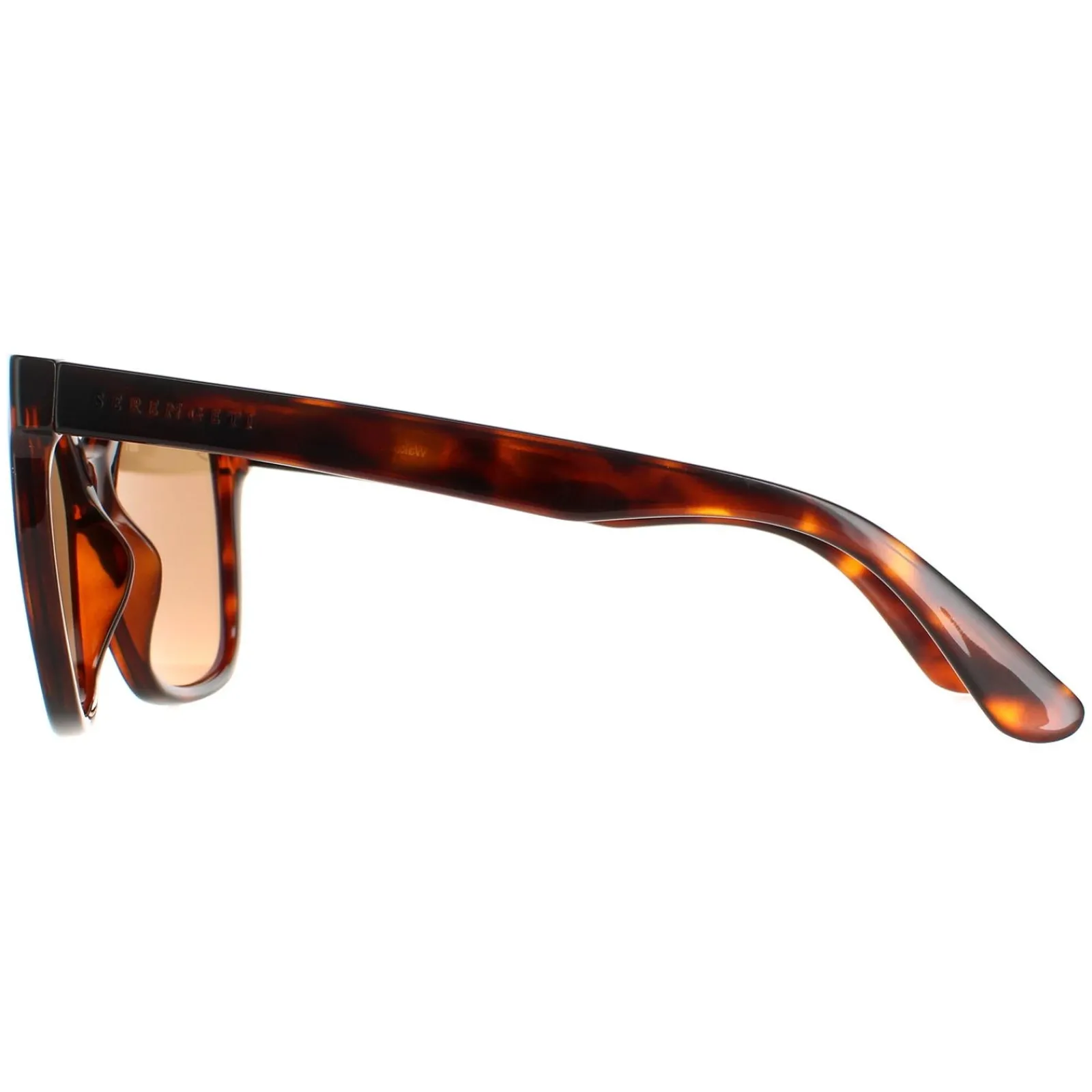 Serengeti Square^Sunglasses Wakota SS536004 Shiny Tortoise Saturn Polarized D