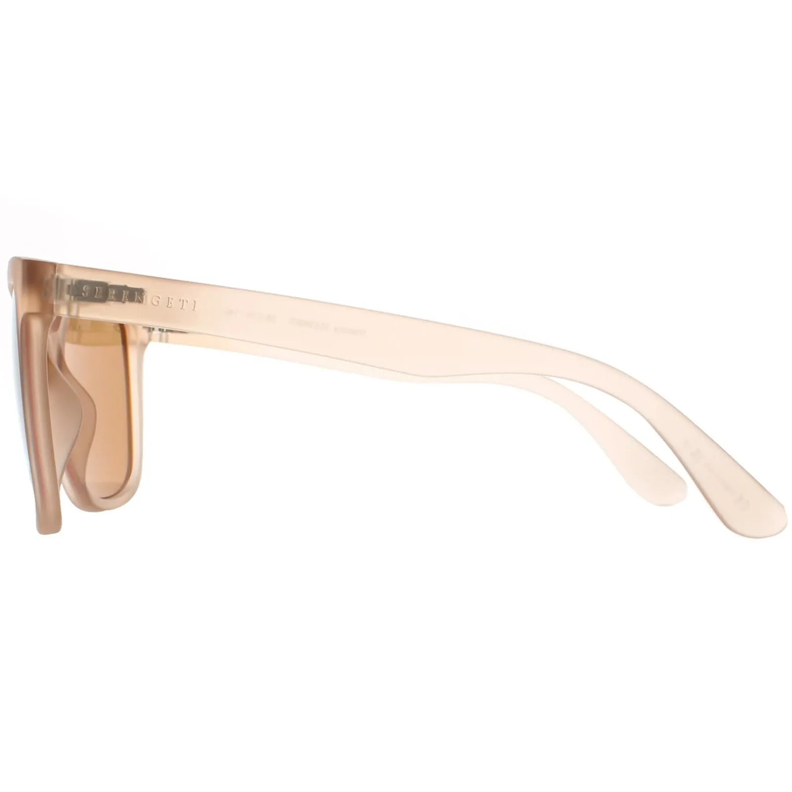 Serengeti Square^Sunglasses Wakota SS536005 Milky Soft Yellow Saturn Polarize