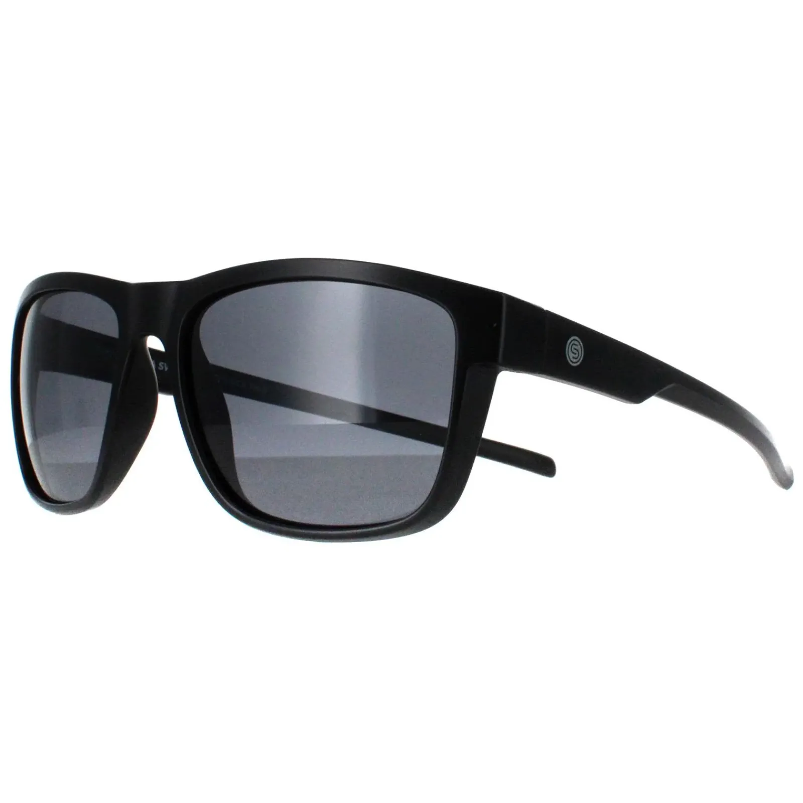 Smarty Rectangle|Rectangle^Sunglasses SA2204 A Satin Black Grey