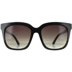 Smarty Square^Sunglasses SB2314 A Black with Silver Edging Grey