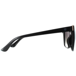 Smarty Square^Sunglasses SB2314 A Black with Silver Edging Grey