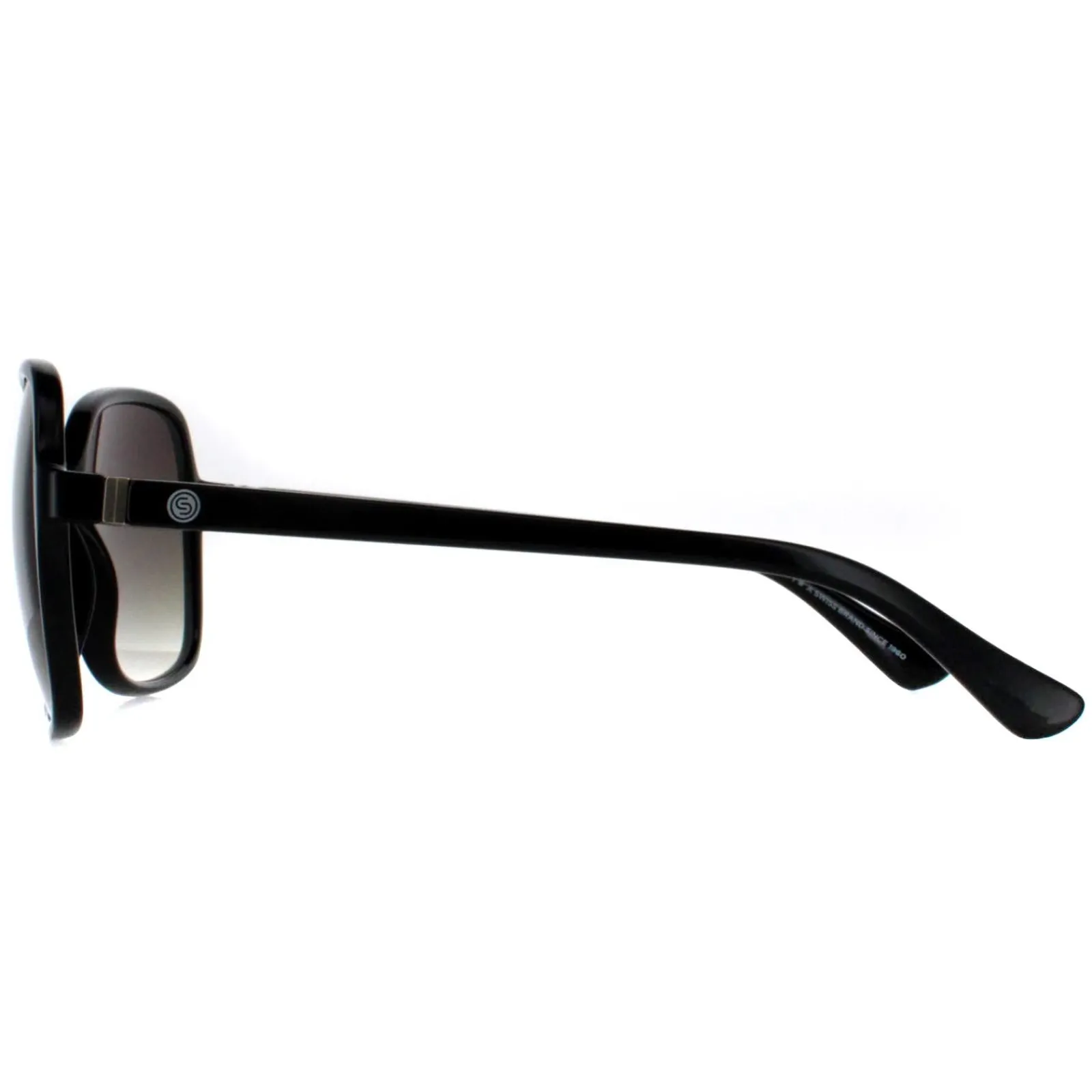 Smarty Square^Sunglasses SB2321 A Black Grey