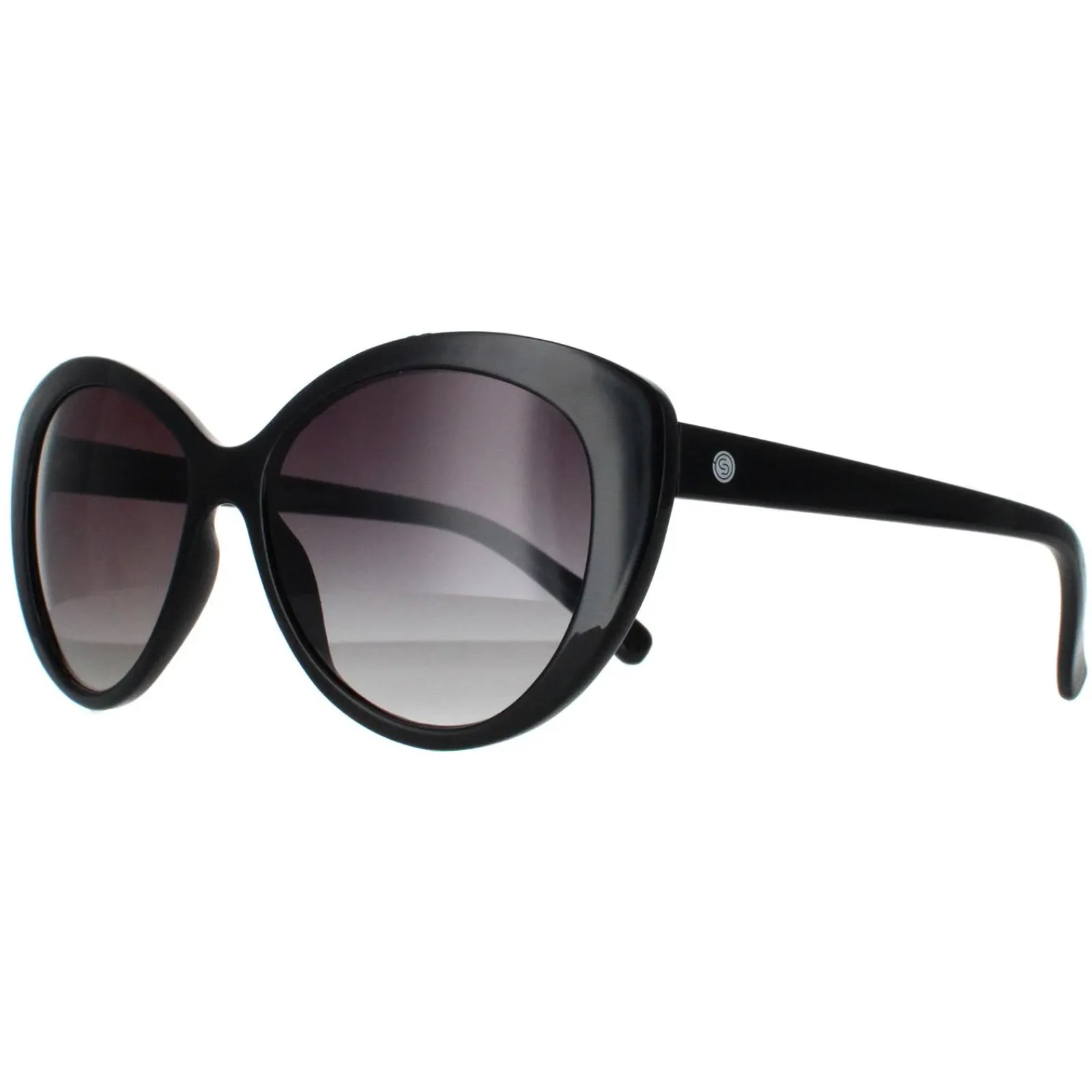 Smarty Cat-Eye^Sunglasses SB2324 A Black Grey