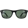Smarty Rectangle|Rectangle^Sunglasses SB2309 A Satin Black Green
