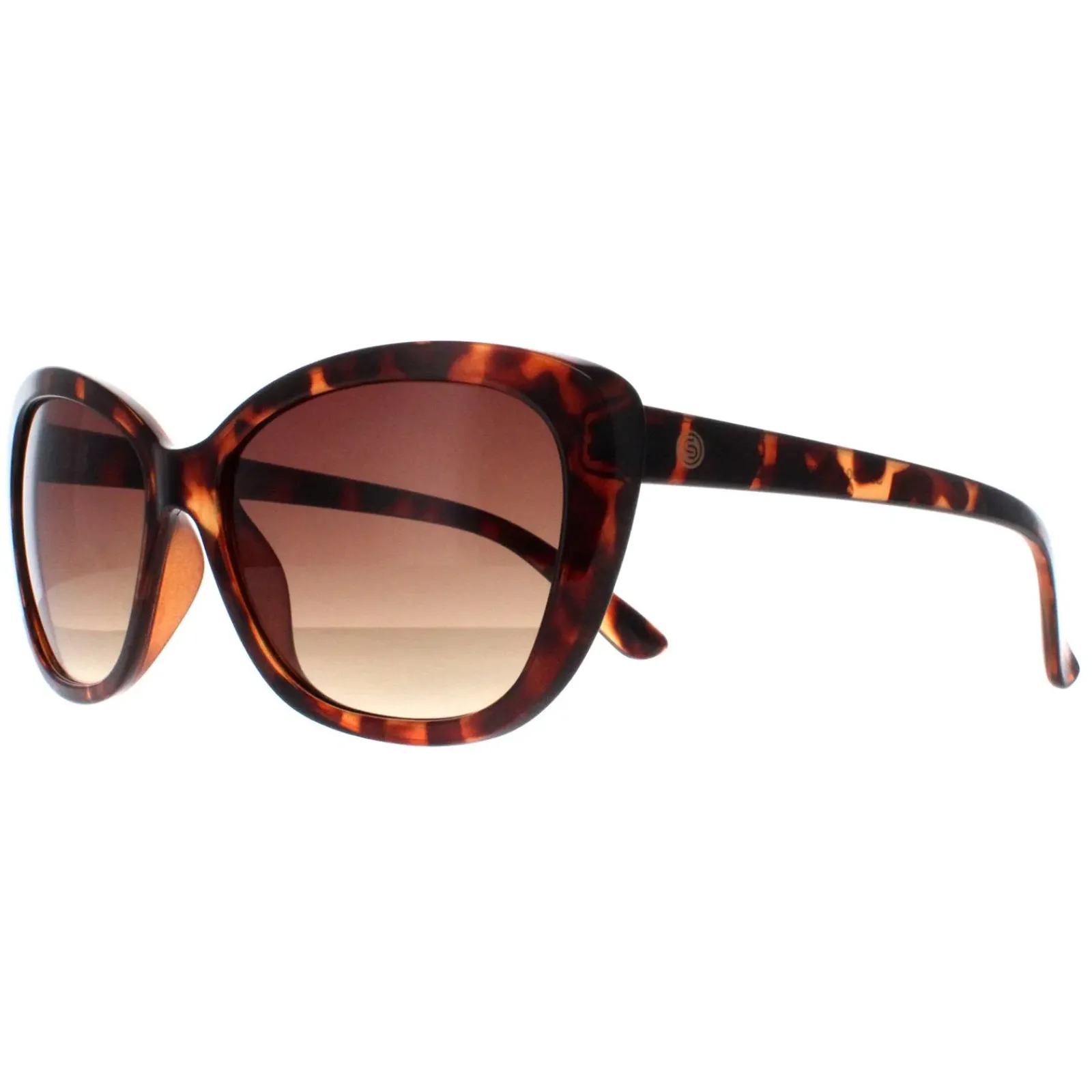 Smarty Rectangle^Sunglasses SB220 0B Demi Brown Tortoise Brown
