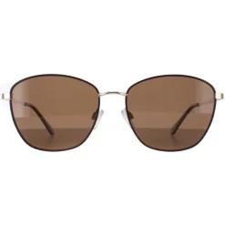 Smarty Square^Sunglasses SB1306 B Gold Brown