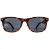Smarty Rectangle|Rectangle^Sunglasses SB2309 B Satin Dark Tortoise Brown Grey
