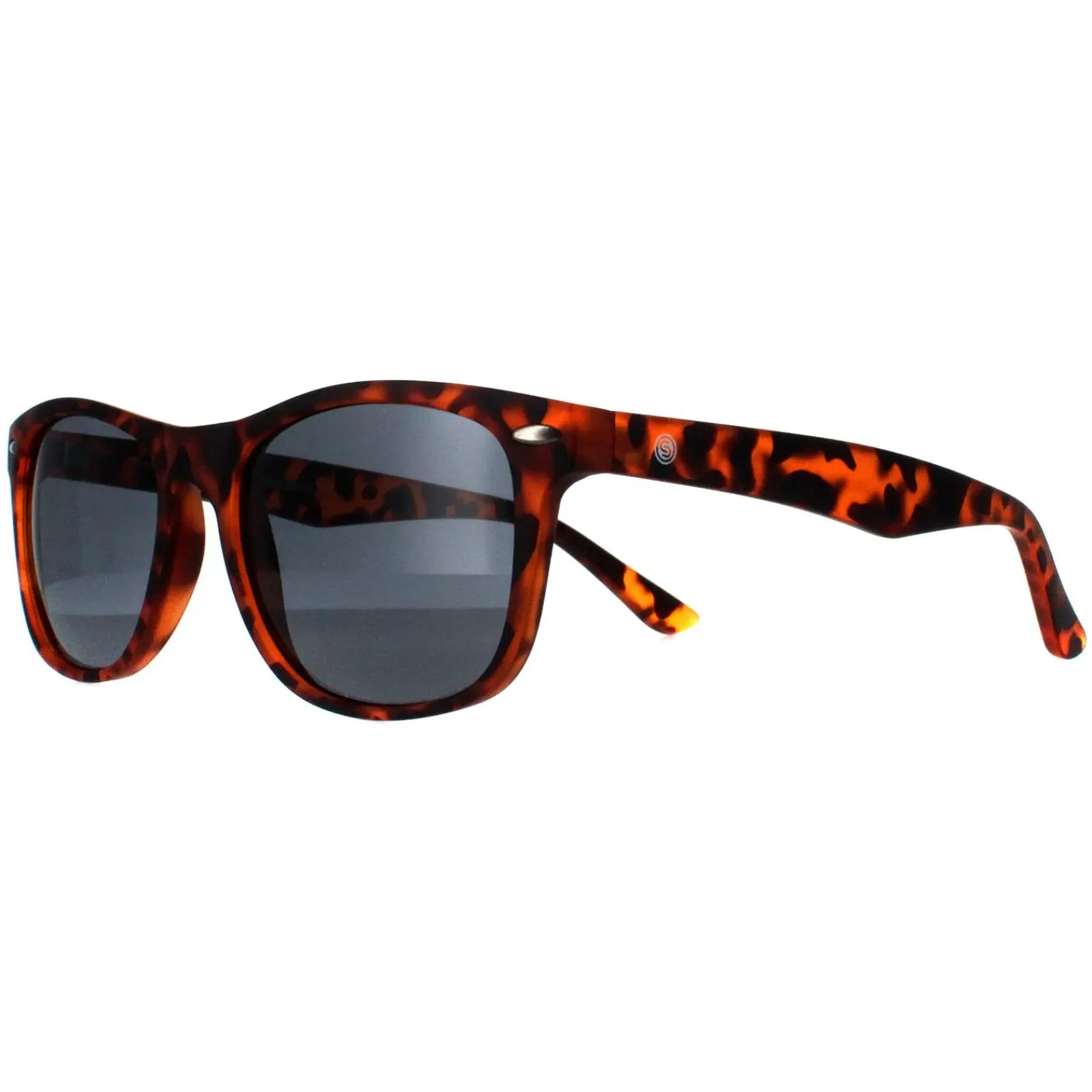 Smarty Rectangle|Rectangle^Sunglasses SB2309 B Satin Dark Tortoise Brown Grey