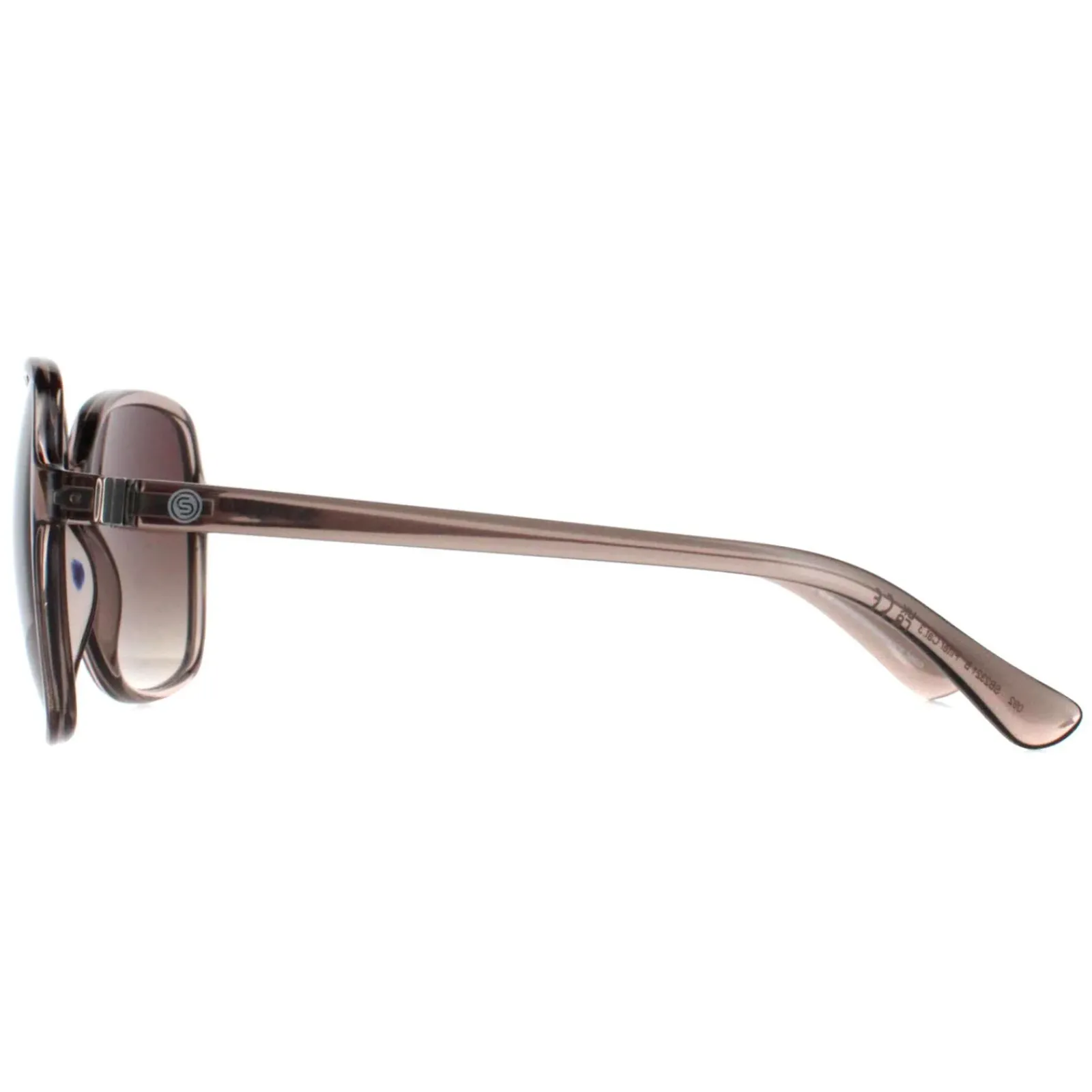 Smarty Square^Sunglasses SB2321 B Smoke Grey Crystal Smoke Grey