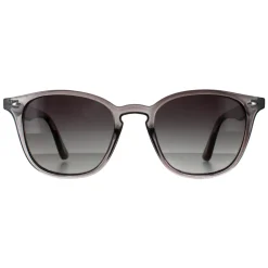 Smarty Round^Sunglasses SB2313 C Transparent Smoke Grey