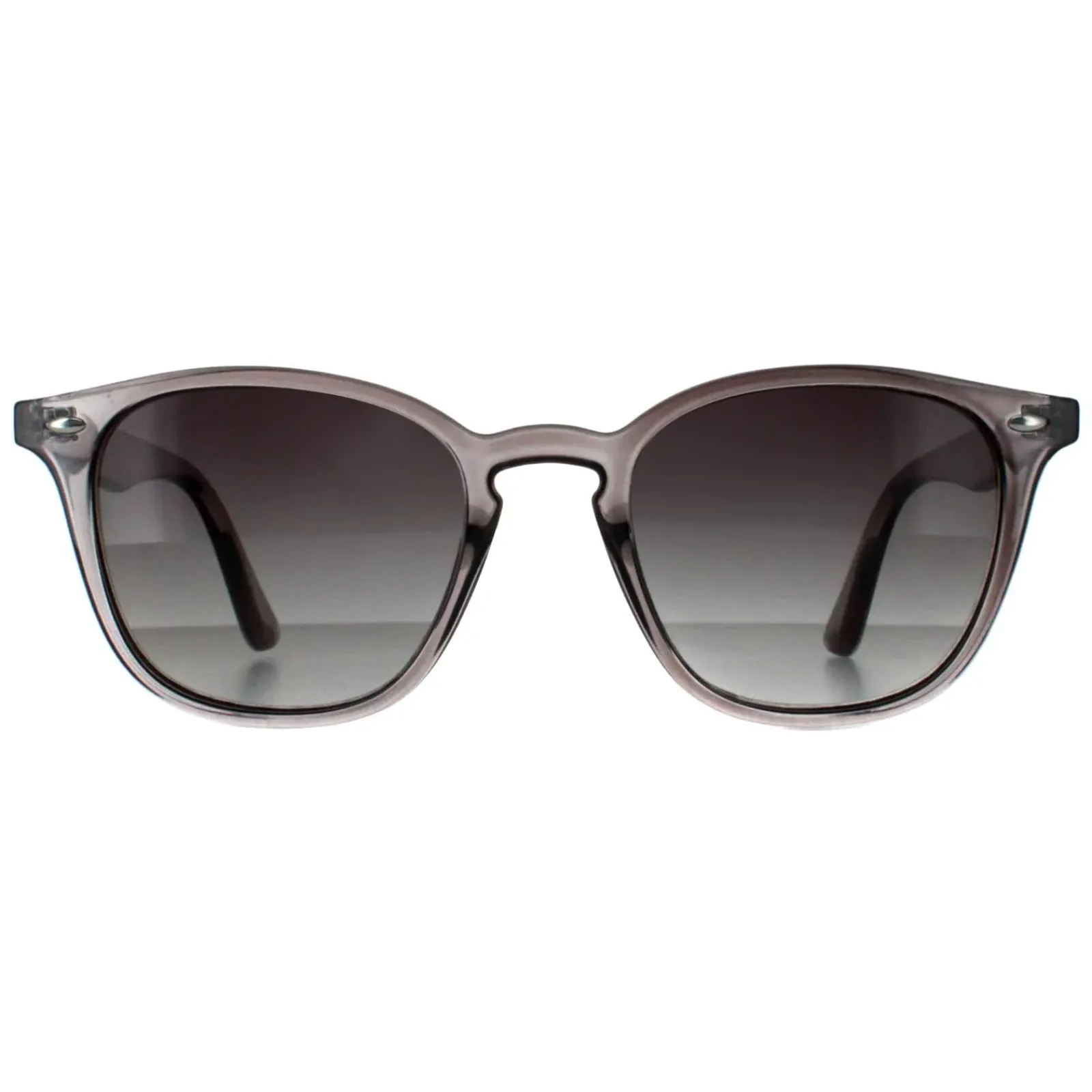 Smarty Round^Sunglasses SB2313 C Transparent Smoke Grey