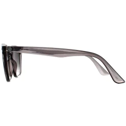 Smarty Round^Sunglasses SB2313 C Transparent Smoke Grey